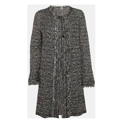 M Missoni Black Tweed Button Front Cardigan