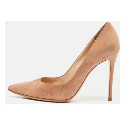 Gianvito Rossi Brown Suede Gianvito Pumps Size