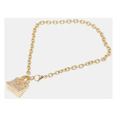 Hermes 18K Pink Gold Amulettes Kelly Diamond Charm Bracelet