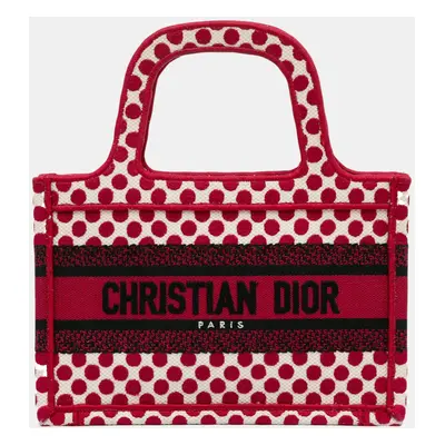 Dior Red White Mini Dioramour Book Tote