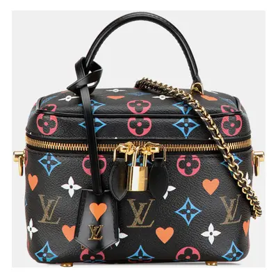 Louis Vuitton Black Canvas Monogram Vanity PM Handbag