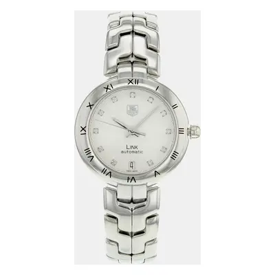 Tag Heuer Link Diamonds Stainless Steel Automatic Women's Wristwatch mm