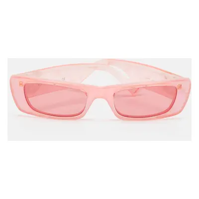 Gucci Pink GG0516S Rectangle Sunglasses