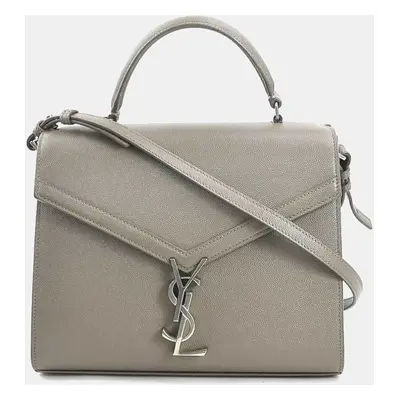 Saint Laurent Grey Leather Shoulder Bag