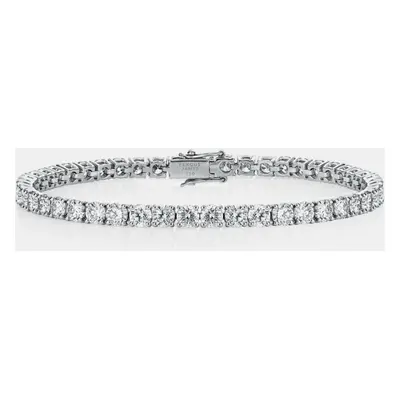 18k White Gold Stunning 7.50 cts Lab Grown Diamond Tennis Bracelet