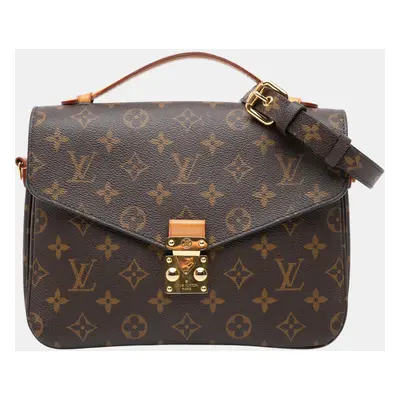 Louis Vuitton Brown Monogram Pochette Metis