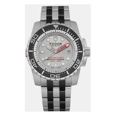 Tudor Silver Stainless Steel Hydronaut Automatic Men's Wristwatch mm