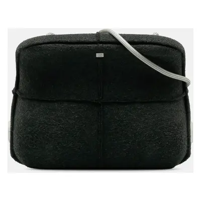 Chanel Grey Wool Hip Shoulder Bag