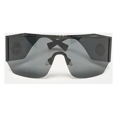 Versace Black MOD. Medusa Shield Sunglasses