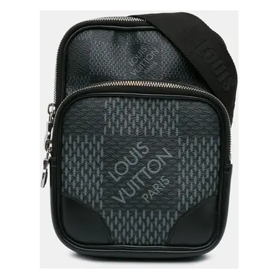 Louis Vuitton Black Damier Graphite 3D Amazone Sling Bag