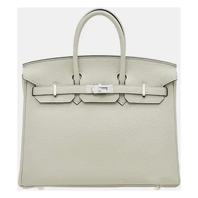 Hermes Gris Neve Togo Leather Birkin Bag