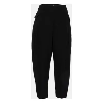 Stella Mccartney Black Wool Loose Fit Trousers