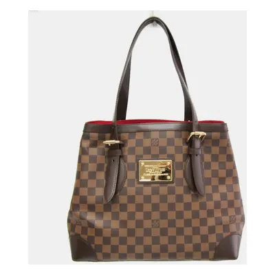 Louis Vuitton Damier Hampstead Mm Tote Bag Brown