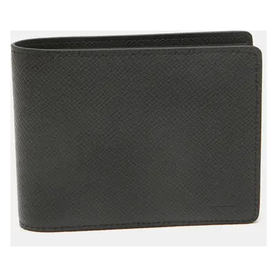 Louis Vuitton Black Taiga Leather Multiple Wallet