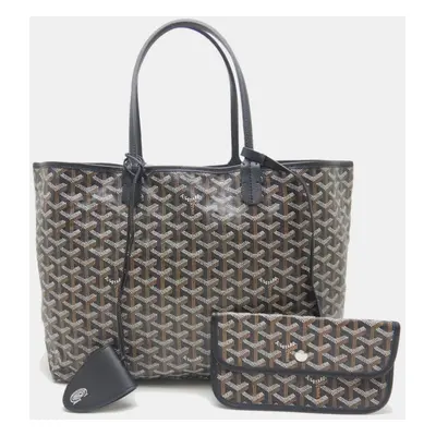 Goyard Black Calfskin Saint Louis PM Tote Bag