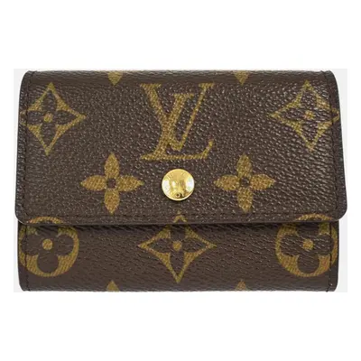 Louis Vuitton Brown Monogram Canvas Coin Case Wallet