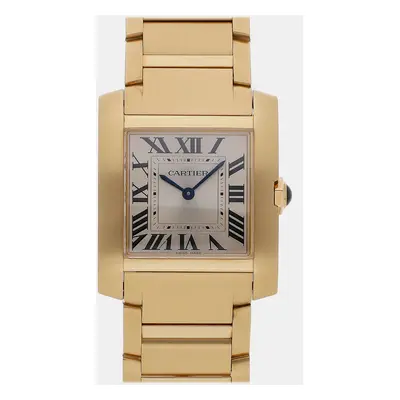 Pre-Owned Cartier Tank Medium Model Francaise WGTA0113