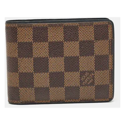 Louis Vuitton Blue Damier Ebene Multiple Wallet