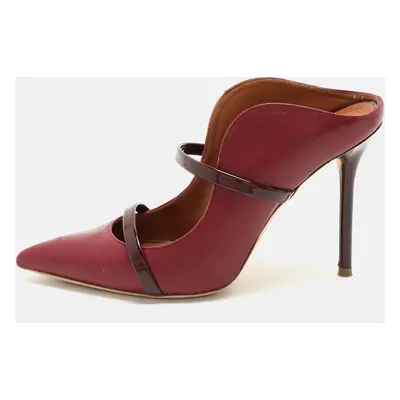 Malone Souliers Burgundy Leather Maureen Mules Size