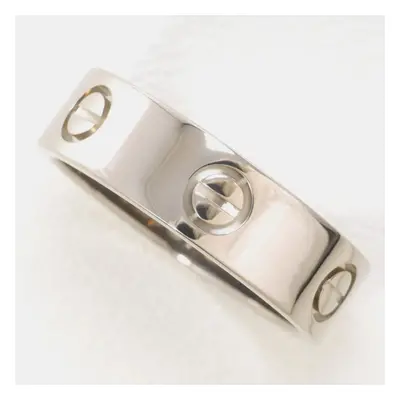 Cartier 18K White Gold, Diamond Love Ring EU