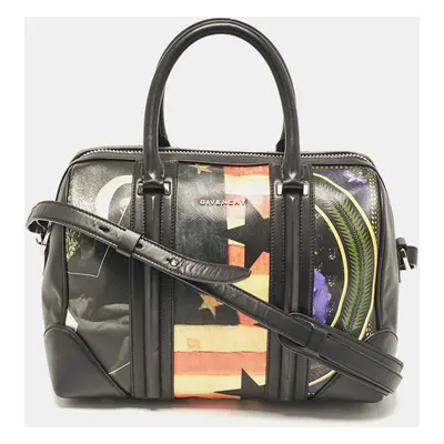 Givenchy Multicolor Coated Canvas and Leather Lucrezia American Flap Bag