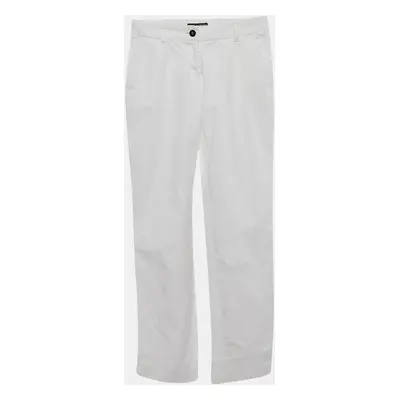 Dolce & Gabbana White Cotton Skinny Pants