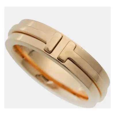 Tiffany & Co. 18K Rose Gold T Narrow Band Ring EU