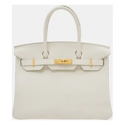 Hermes Mushroom Togo Leather Birkin Bag