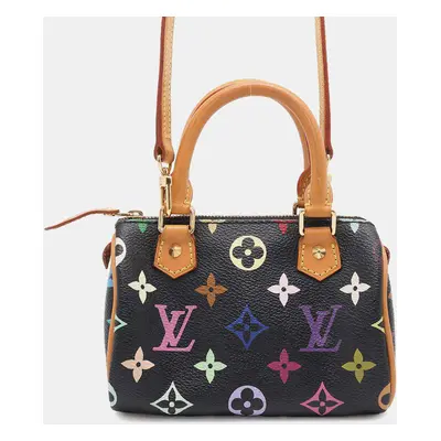 Louis Vuitton Mini Speedy Noir Monogram Multicolor