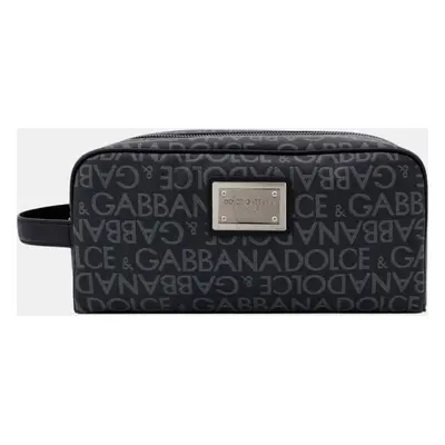 Dolce & Gabbana Black Canvas Beauty Case