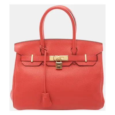 Hermes Birkin Rouge Tomato Handbag