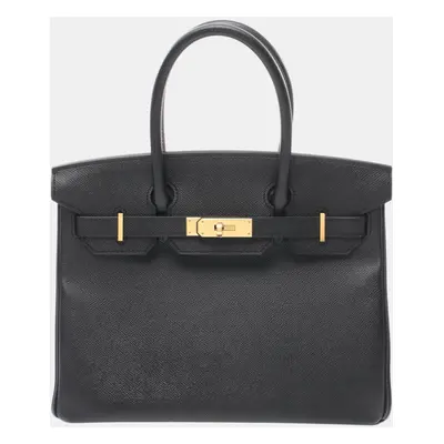 Hermes Birkin Handbag Black