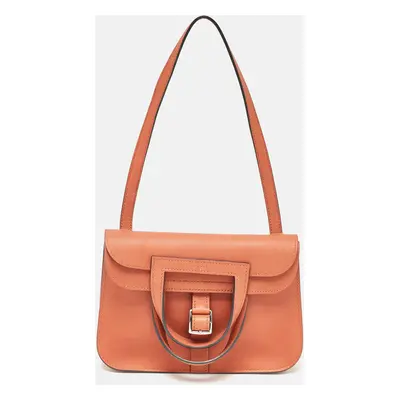 Hermès Cuivre Swift Leather Mini Halzan Bag