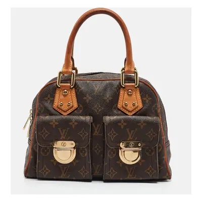 Louis Vuitton Monogram Canvas and Leather Manhattan PM Bag