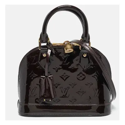 Louis Vuitton Amarante Monogram Vernis Alma BB Bag