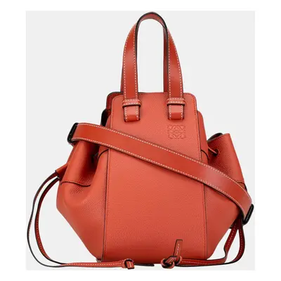 Loewe Orange Small Hammock Satchel