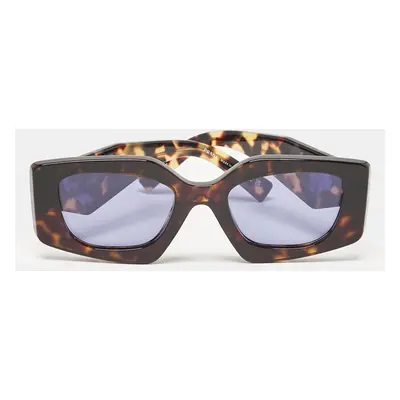 Prada Black Tortoise Brown SPR 15Y Cat Eye Sunglasses