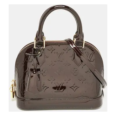 Louis Vuitton Amarante Monogram Vernis Alma BB Bag