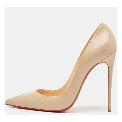 Christian Louboutin Beige Leather So Kate Pumps Size