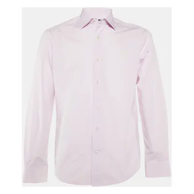 Lanvin Pink Cotton Button Front Shirt