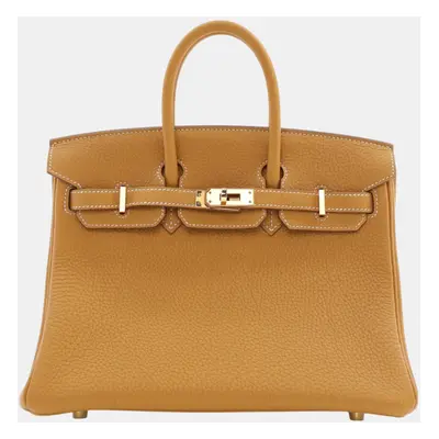 Hermes Natural Sable Togo Leather Birkin Bag