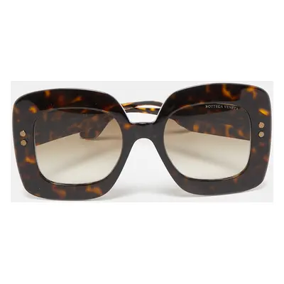 Bottega Veneta Tortoise Brown Gradient BV0237S Oversized Sunglasses