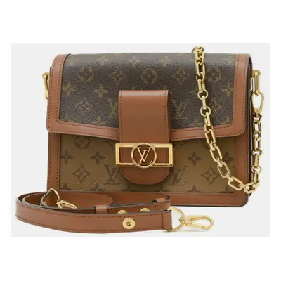 Louis Vuitton Monogram Reverse Dauphine MM Shoulder Bag