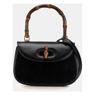 Gucci Black Mini Calfskin Bamboo Night