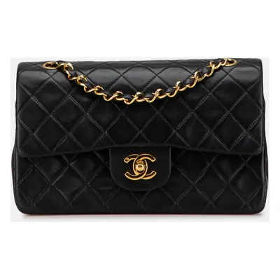 Chanel Black Small Classic Lambskin Double Flap