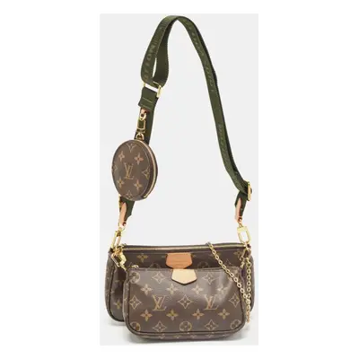 Louis Vuitton Khaki Monogram Canvas Multi Pochette Accessories Bag