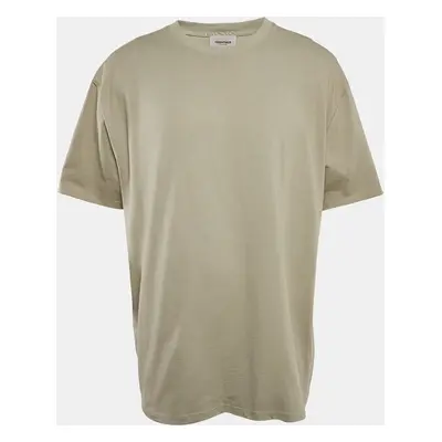 Fear of God Essentials Printed Green Oversized T-Shirt