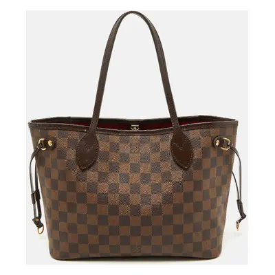 Louis Vuitton Damier Ebene Canvas Neverfull PM Bag