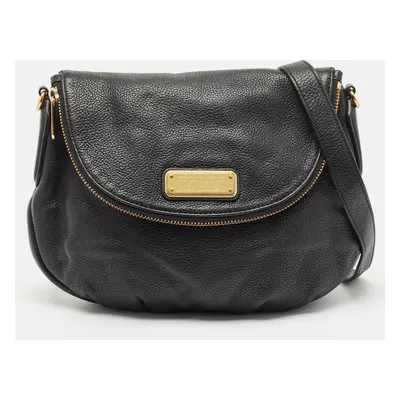 Marc by Marc Jacobs Black Leather Classic Q Natasha Crossbody Bag