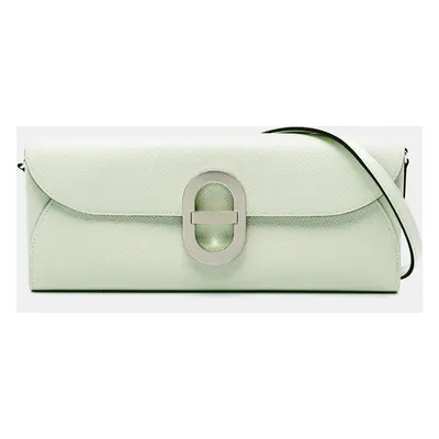 Hermes Green Leather Crossbody Bag